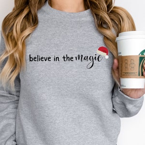 Believe Christmas Sweatshirt, Christmas Believe Shirt, Christmas Party Shirt, Santa Believe Sweatshirt, Christmas Family Shirt