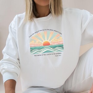 Religious Sweatshirt for Christian Shirt, Jesus Shirt Inspirational Clothing, Faithful Shirt, Bible Verse Shirt Gift for Christian