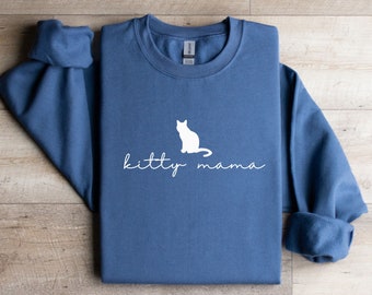 Cat Mom Shirt,  Gift For Cat Lover Gift for Pet Owner, Minimalist Cat Shirt, New Cat Mom Gift