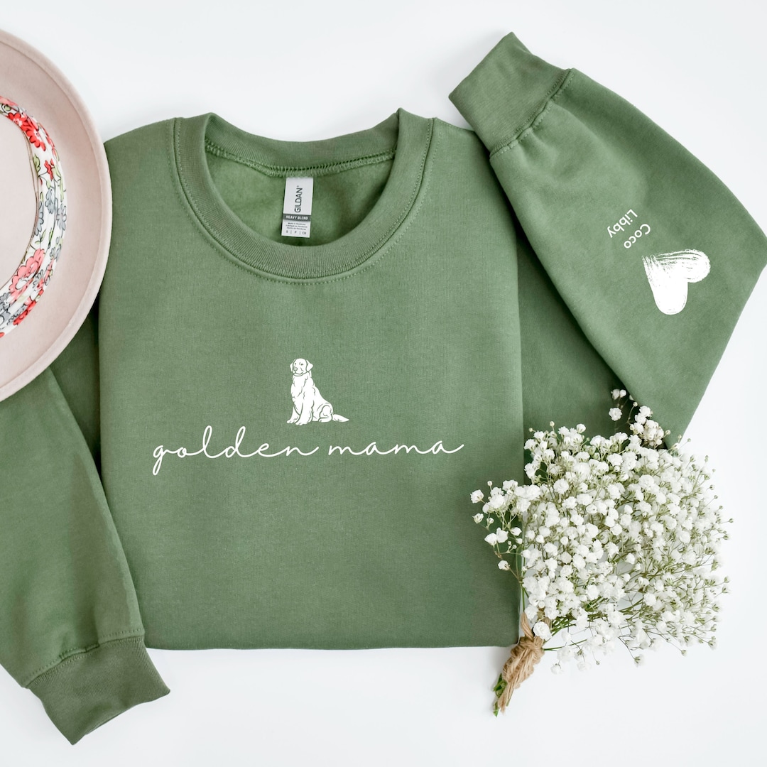 Golden Retriever, Custom Golden Retriever Sweatshirt, Personalized Dog ...