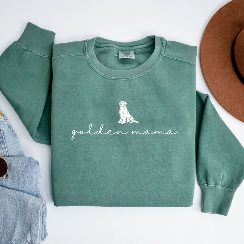 Golden Retriever Sweatshirt Comfort Colors Sweatshirt for Dog - Etsy