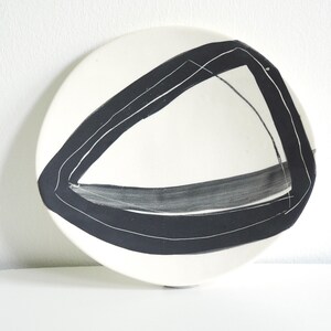 Decorative bowl 21 cm ceramic unique