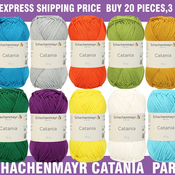 Amigurumi Yarn,Schachenmayr Catania Yarn,Crochet cotton yarn,Amigurumi doll yarns,Knitting yarn,Crochet animal yarns,Part 1, Colors 100-392