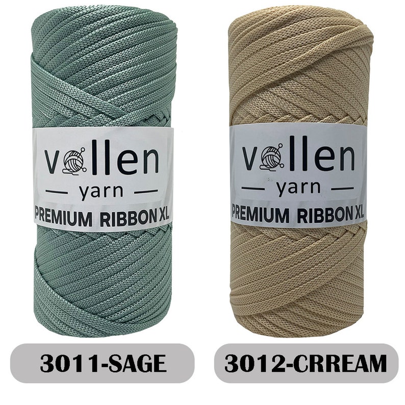 200gr, filato di nastro in poliestere all'uncinetto, corda per borsa fatta a mano, filato effetto seta 4mm, forniture per borse, filato Macrame, filato a nastro piatto, filato per gioielli 3012:Cream