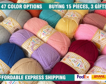 Alize baby best yarn /Acrylic yarn / Bamboo blned yarn / Baby accessorys yarn / Antipilling yarn / Soft Yarn / Cotton Yarn