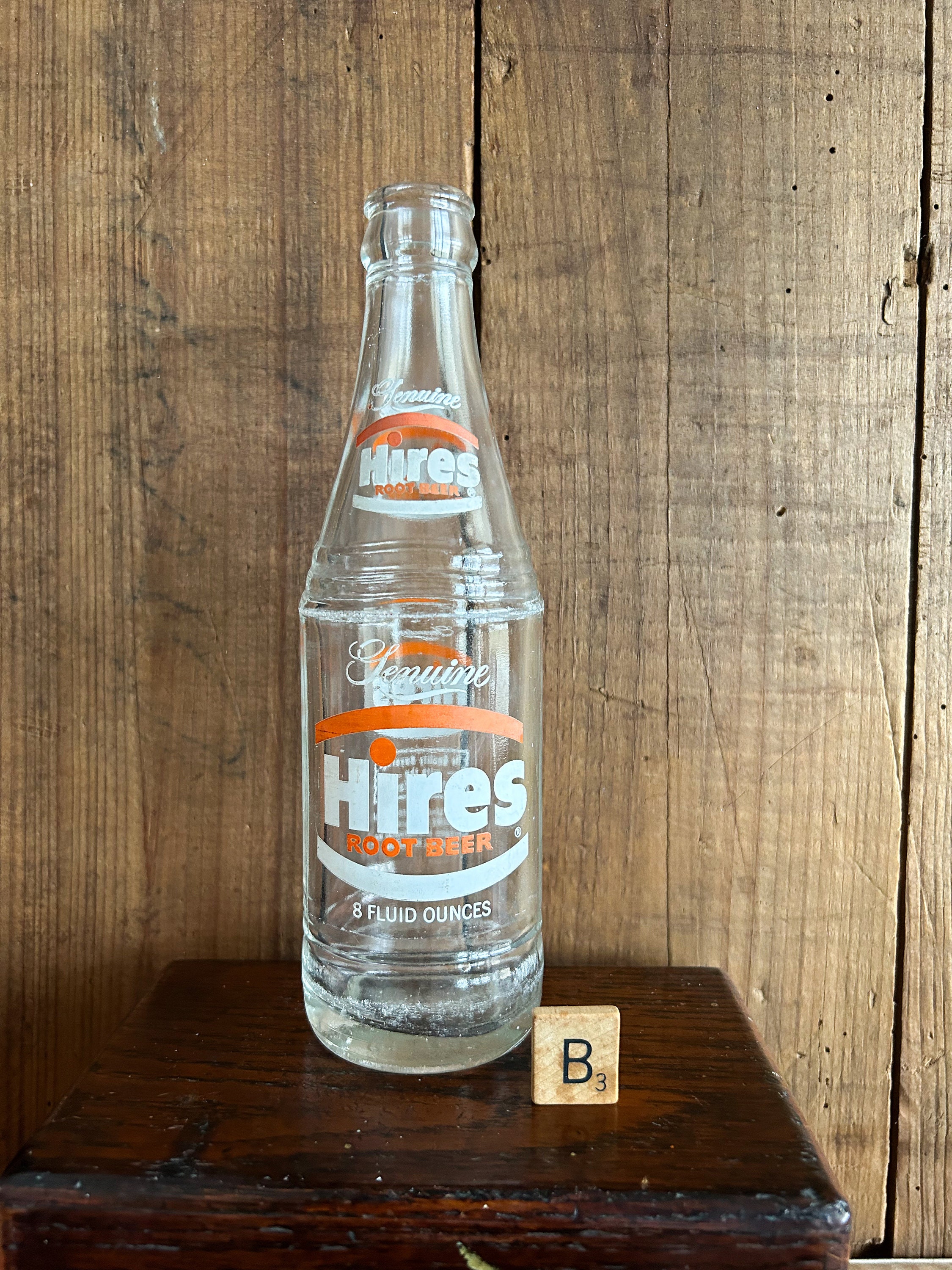 Vintage Hires Root Beer Bottles, Antique Bottle, Small Bottle
