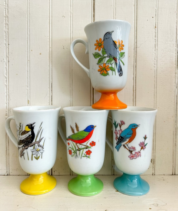 Mug PPD Bird Yellow - Tasse En Porcelaine Avec Oiseau, Dans Boîte Cadeau | Neuf, Fabriqué En Allemagne