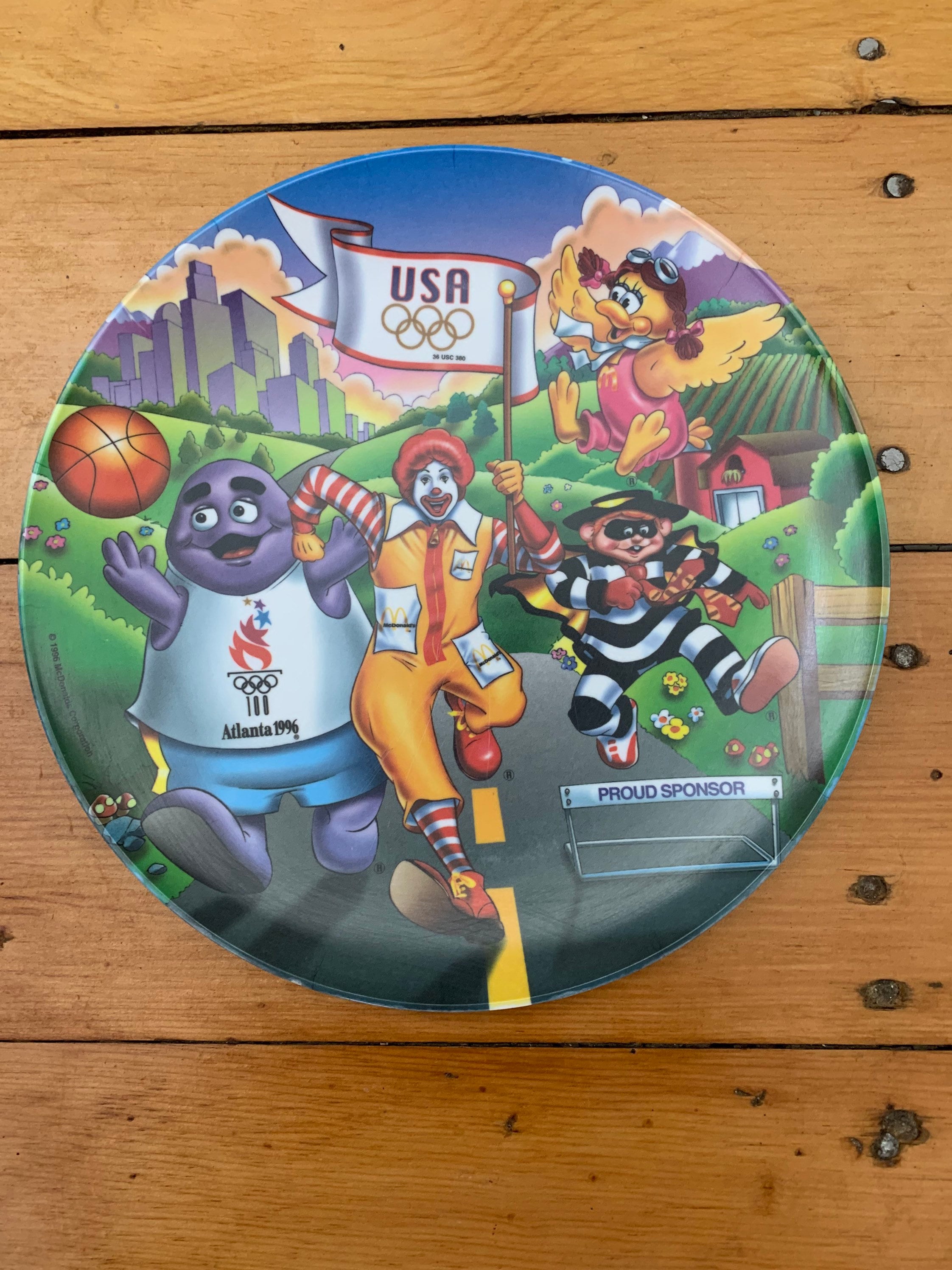 Vintage Mcdonalds Plate | Collectible Mcdonald Plate | Mcdonalds