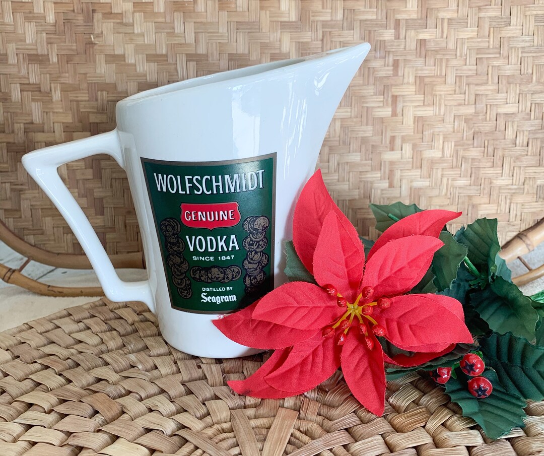 Vodka Pitcher Vodka Decanter Advertising Pub Pitcher Etsy