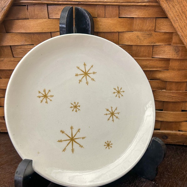 MidCentury Modern Atomic Star Glow by Royal China Starburst Salad or Dessert Plates, Replacement Plates, Royal China Star Glow, Broken China