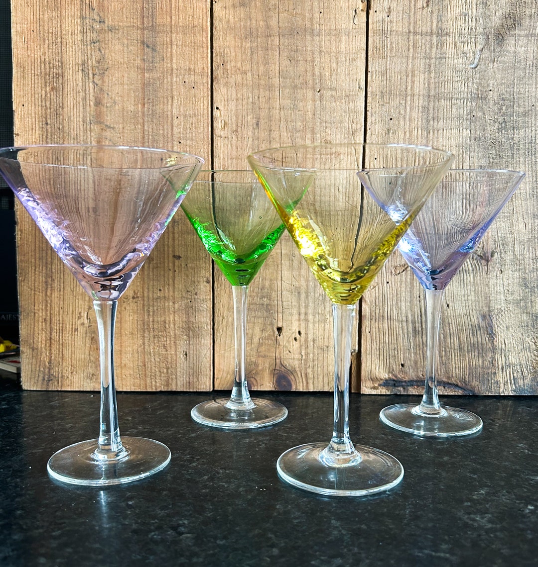 Vintage Martini Glasses, Vintage Cocktail Glasses, Vintage Barware
