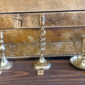 Brass Candle Holder, Brass Candlesticks, Tall Candle Holder, Candle Stick Holder, Taper Candle Holder,  Brass Home Decor, Candle Sticks,
