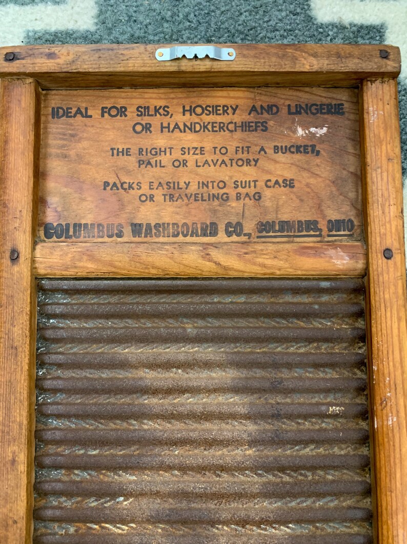 Vintage Washboard antique Washboard Decor Laundry Room Etsy