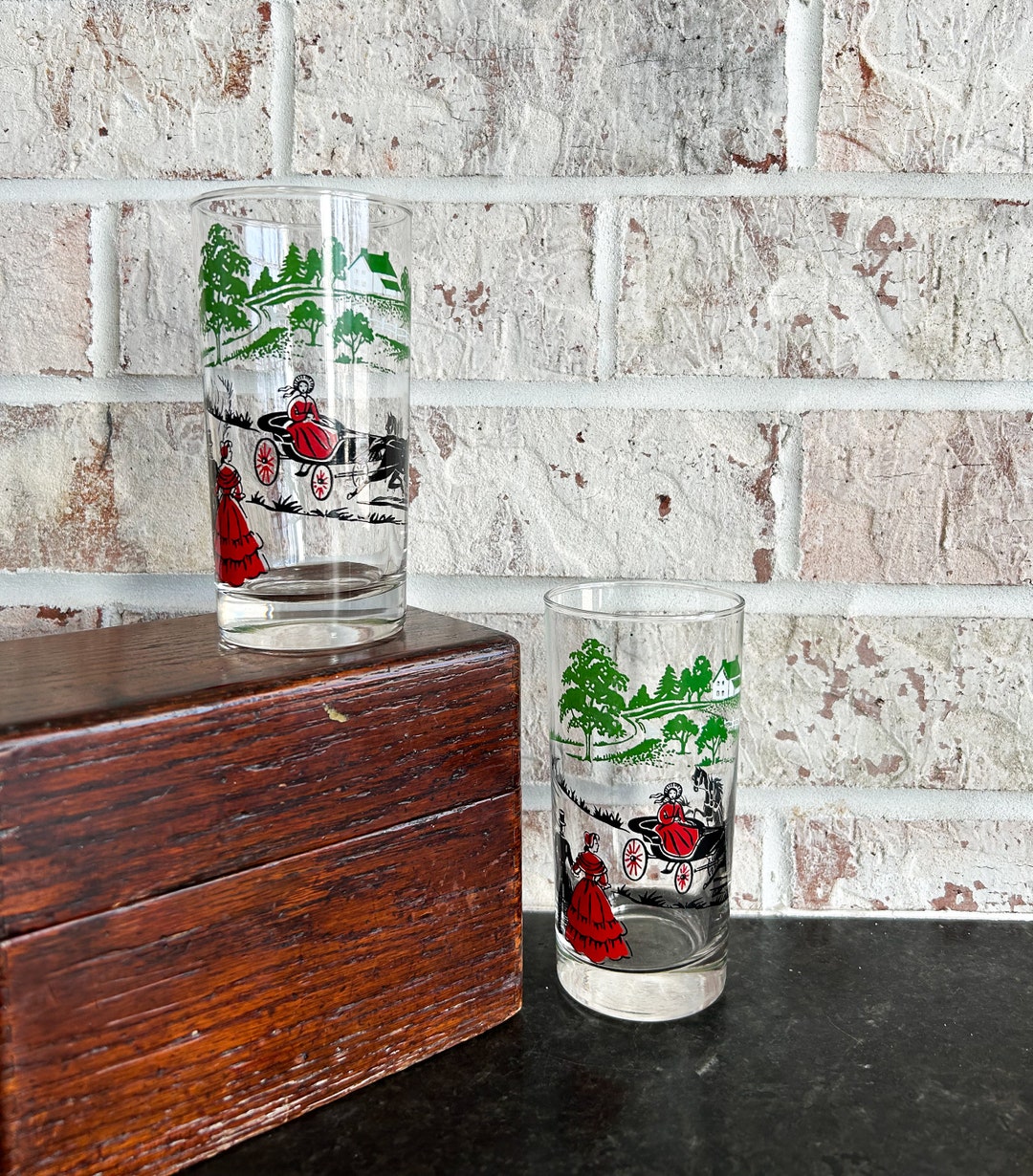 Libbey Glass Tumblers Vintage Libbey Glasses Water Tumblers Etsy