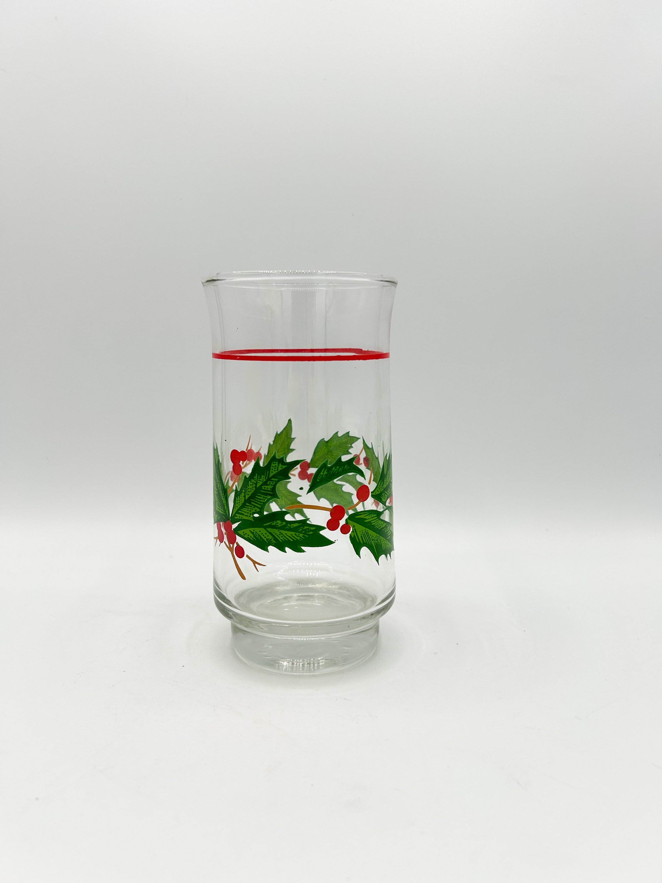 Vintage High Ball Holly Drinks Glasses, Set of 8 – Madcap Cottage