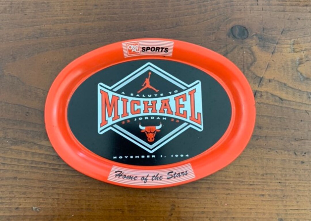 Ohio Art Michael Jordan Tray Collectible Michael Jordan Vintage Ohio
