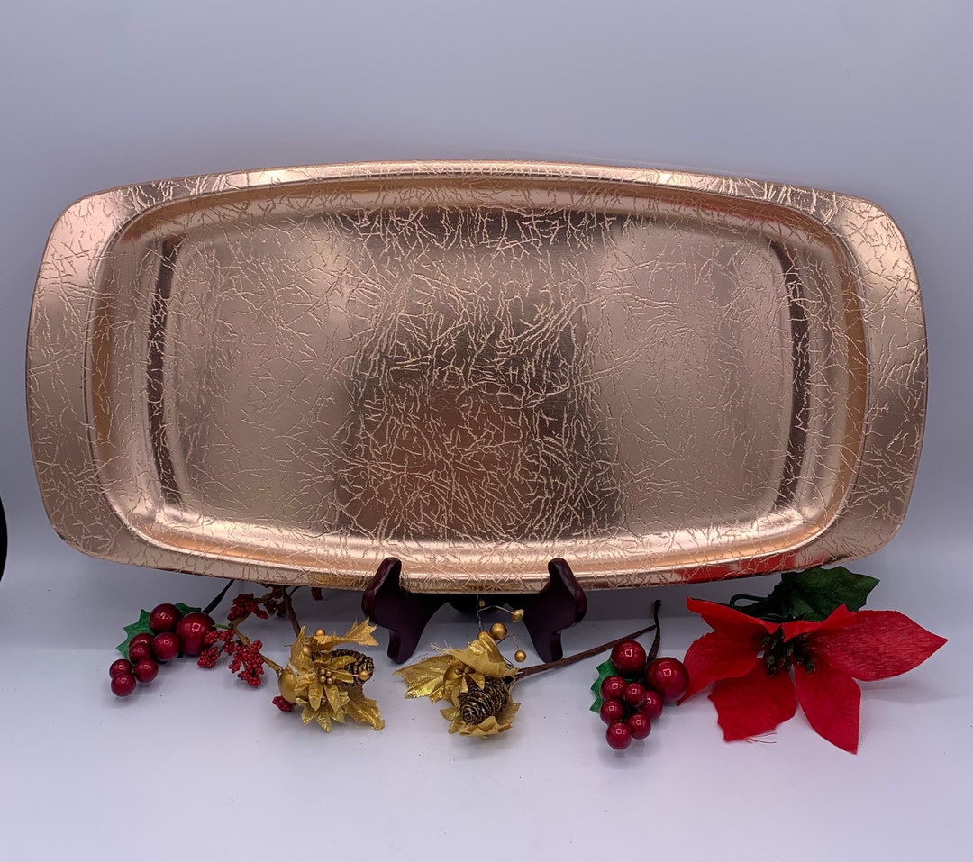 Vintage MCM Copper Tray Copper Tray MCM Barware MCM Tray Retro Barware