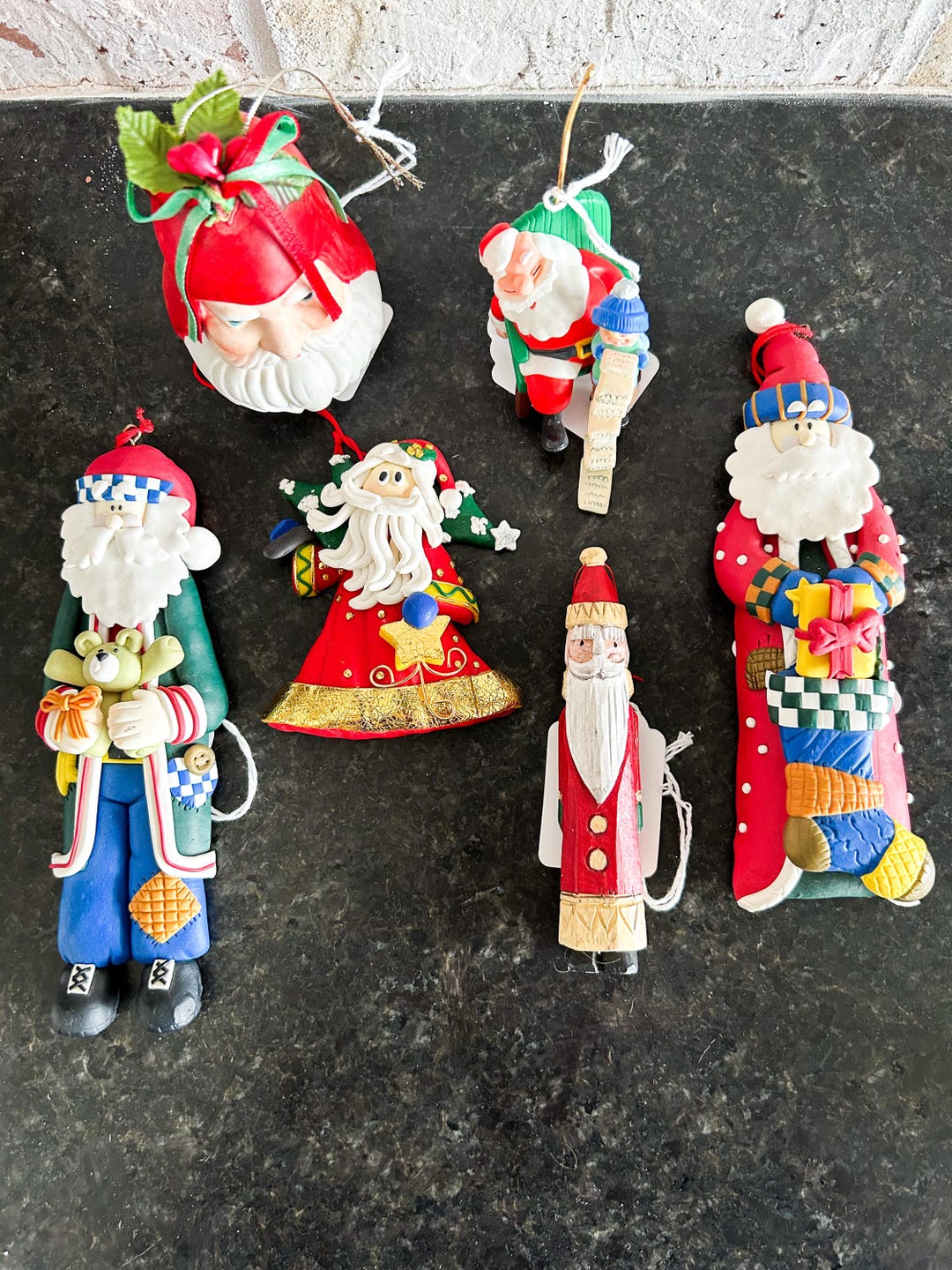 Unique Santa Unique Santa Ornament, Vintage Santa Ornament, Vintage Santa Ornament ...