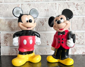 Vintage Mickey Mouse Figure, Mickey Mouse Figurine, Mickey Mouse Collectible, Vintage Disney, Walt Disney, Disneyland, Disney World