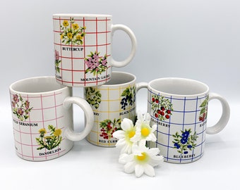 Vintage Floral Coffee Mugs | Floral Mugs | Vintage Coffee Cup | Coffee Mug | Vintage Mugs | Floral Mugs | Coffee Cups | Coffee Mugs