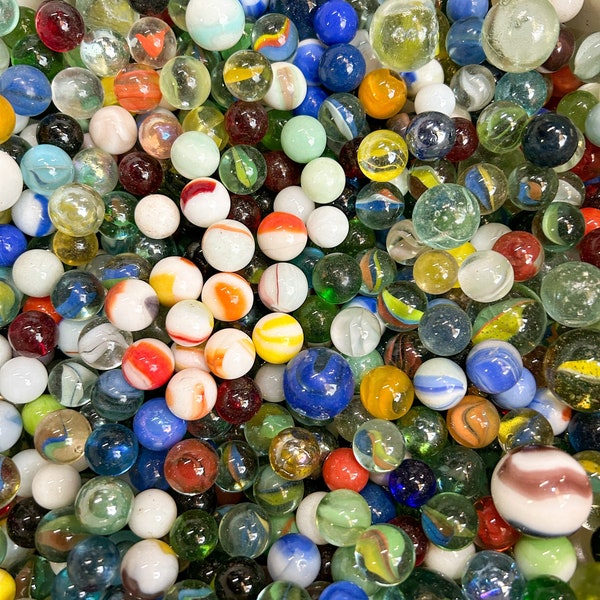 Vintage Glass Marbles | Old Marbles | Marbles | Vintage Marbles | Antique Marbles | Colorful Marbles | Craft