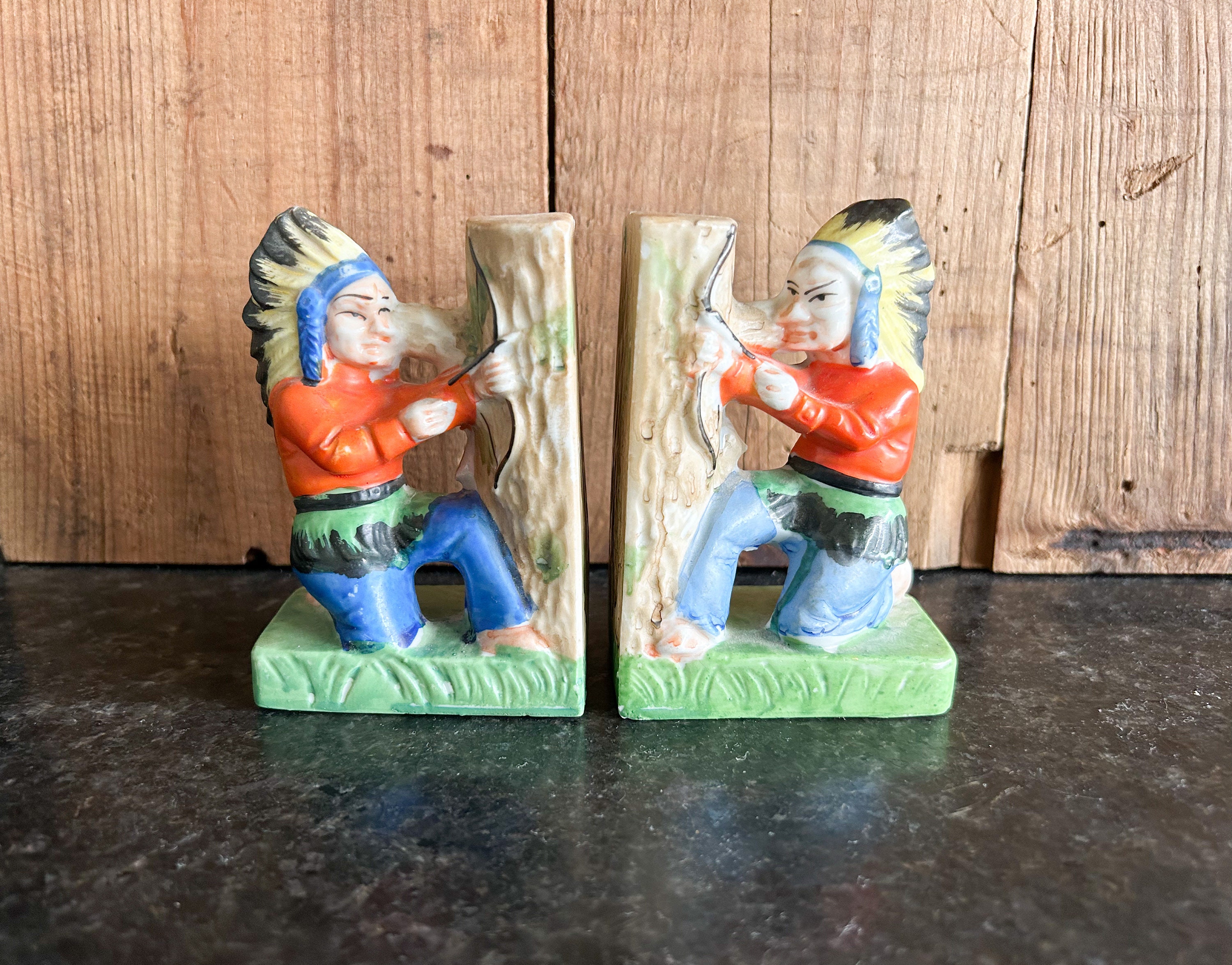 Indian Bookends - Etsy