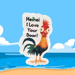 Heihei - Set med 10 - DCL Cruise Door Magnet – Holografisk Pixie Dust Fish Extender Gåva