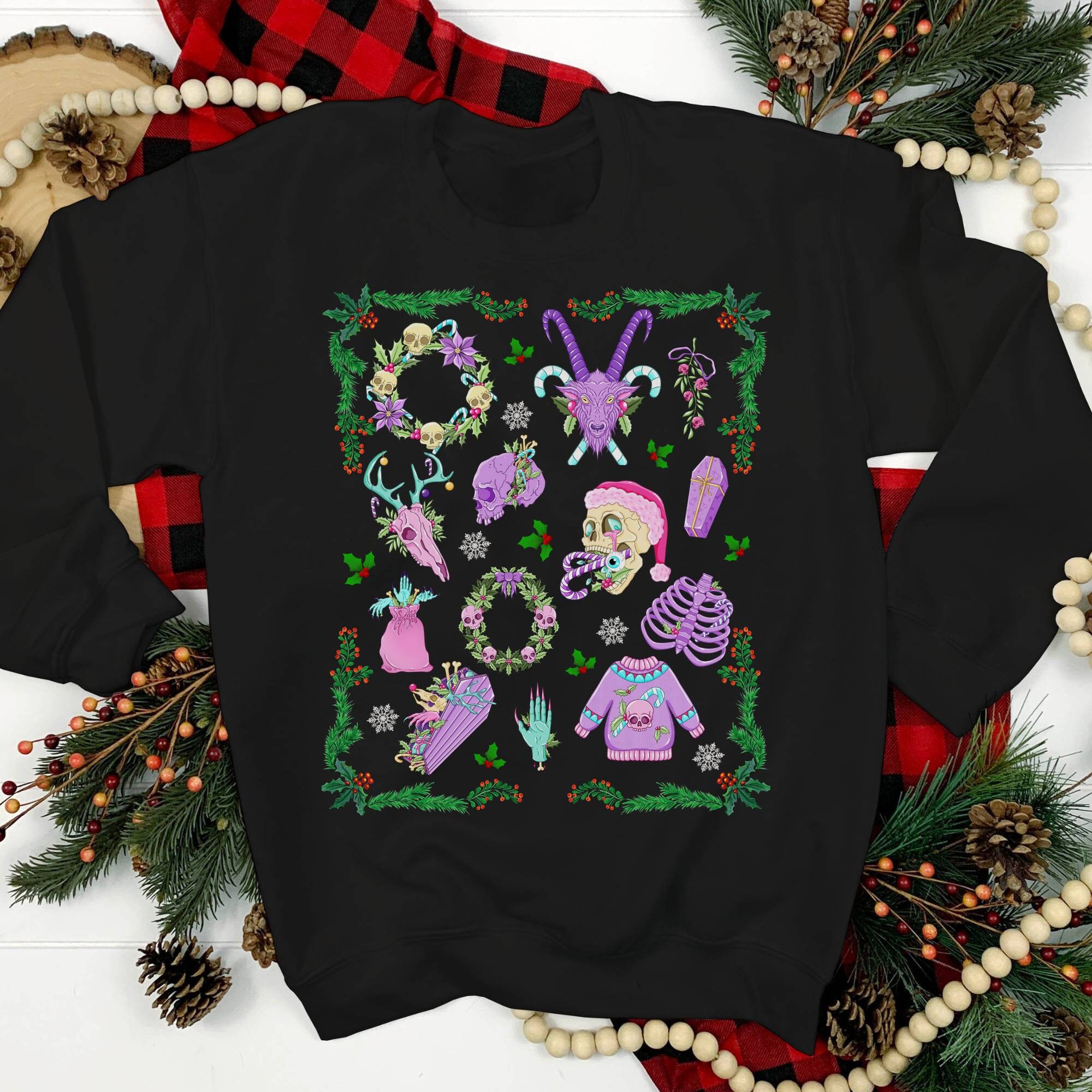 Punk Xmas Sweater Etsy