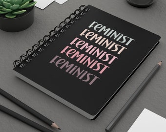 Feministisches Tagebuch, Notizbuch für Feministinnen, Geschenk für Feministin, Feminismus Notizbuch, Gleiche Rechte
