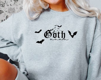 Goth Mama Sweatshirt, Geschenk für Mama Unisex Heavy Blend Crewneck Sweatshirt plus Größe 3x 4x 5x