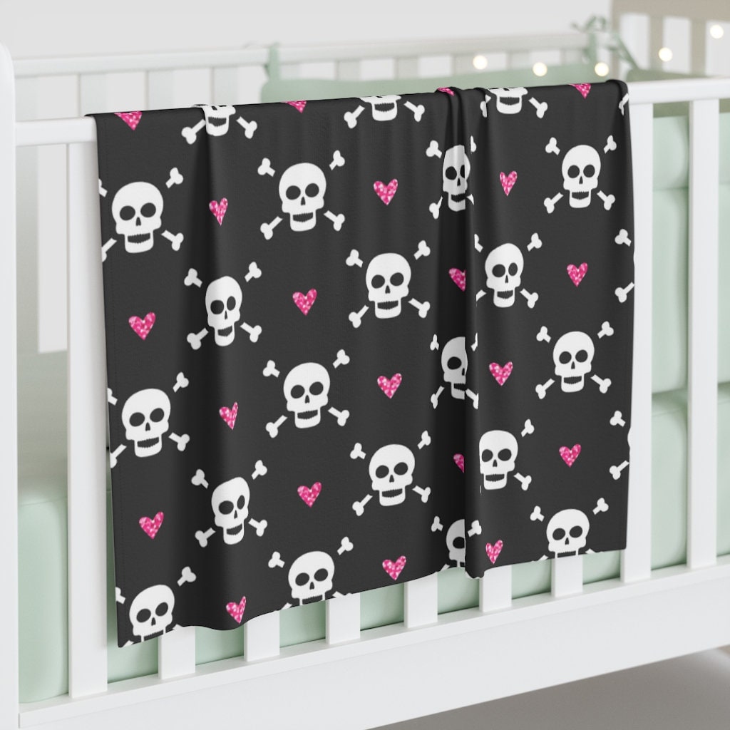 Skull crib best sale bedding