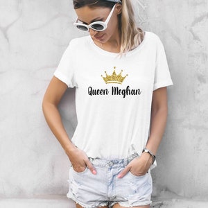 Queen Meghan, harry and meghan, team sussex, feminist tshirt, meghan markle, Duchess meghan