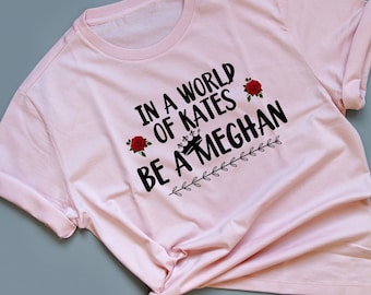 T-shirt Team Meghan, abolir la monarchie, chemise féministe, Harry et Meghan, Duchesse Meghan, Reine Meghan, Team Sussex, Meghan Markle