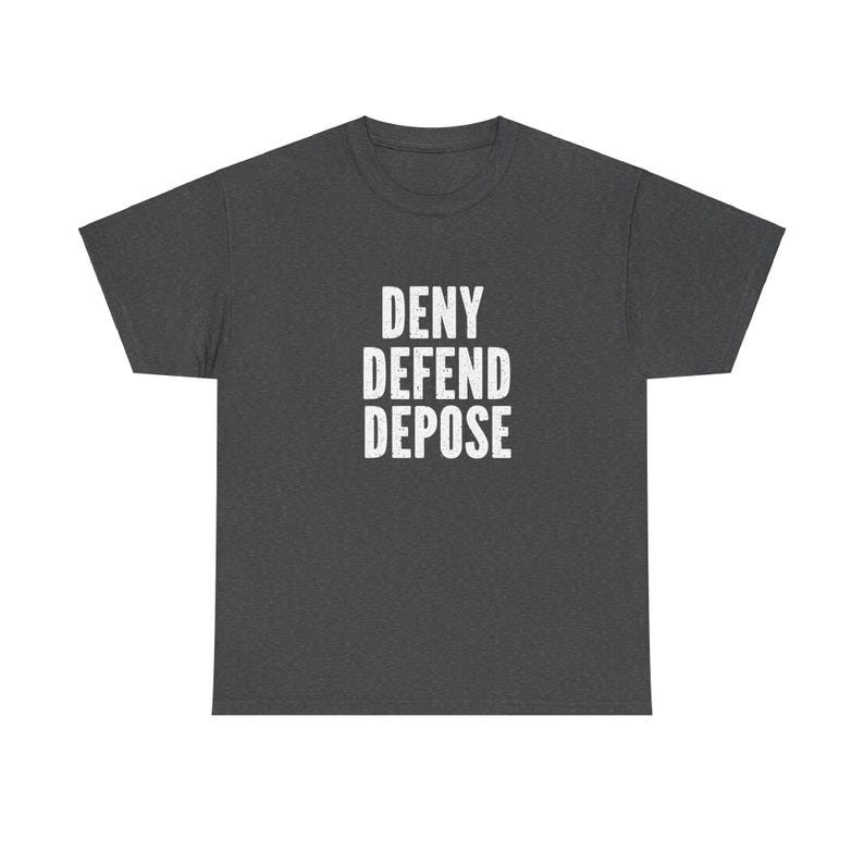Deny defend depose anti capitalism Tshirt progressive shirt pro guillotine socialist shirt capitalism kills image 4