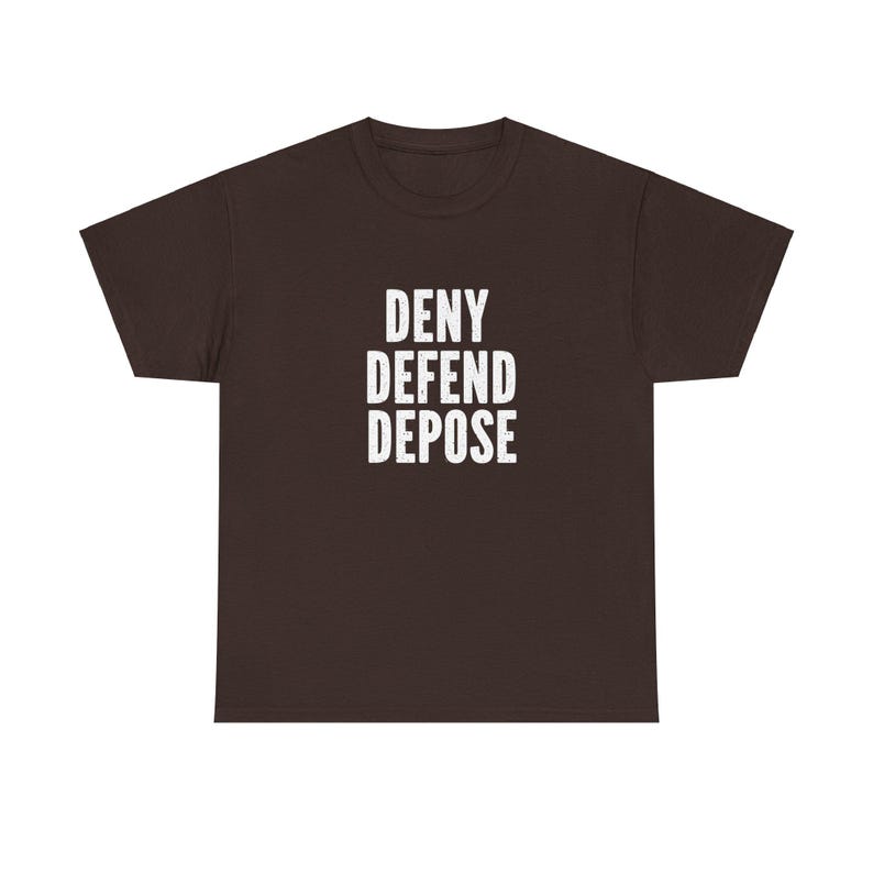 Deny defend depose anti capitalism Tshirt progressive shirt pro guillotine socialist shirt capitalism kills image 3
