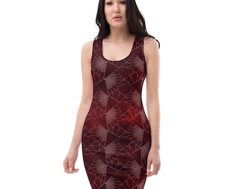 spider web bodycon dress SHEIN EZwear Halloween Spider Web Print Bodycon Dress