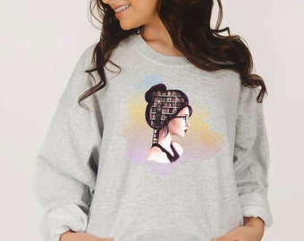 Light Academia Clothing, dark academia clothing, book lovers shirt, literature sweatshirt, bookish literary shirt Heavy Blend Crewneck
