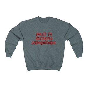 Nolite Te Bastardes Carborundorum sweatshirt, don&#39;t let the bastards grind you down, feminist sweatshirt, oversized sweatshirt