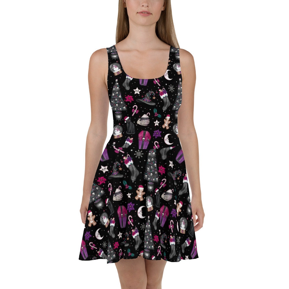 spooky christmas dress Horror adult the nightmare before