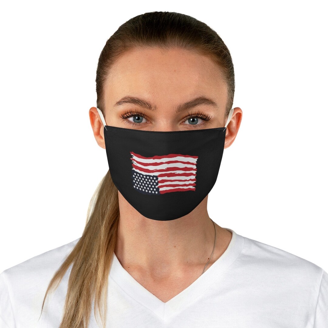 Liberal Masks Pro Choice Feminist Leftist Progressive America in Distress Fabric Face ...