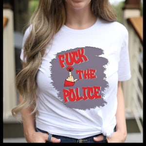 Fuck the Police Tshirt, camisa de taxi, desfinanciar a la policía, camisa de brutalidad policial de protesta
