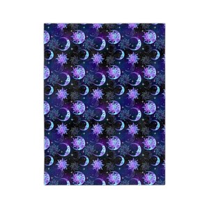 Sun moon stars Celestial Blanket, witchy aesthetic, gift for her, super soft throw, Velveteen Minky Blanket image 8