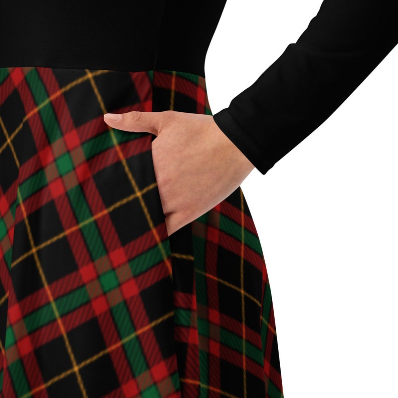 Home for Thanksgiving Plaid Midi Dress