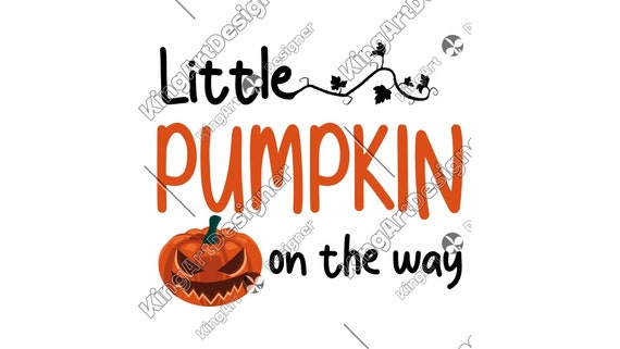 SVG-PNG Little Pumpkin on the Way Svg Little Pumpkin on the - Etsy UK