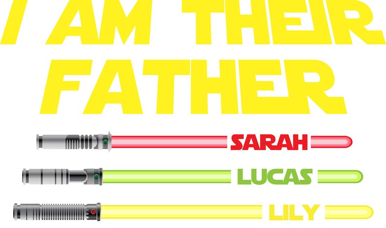 Svg Png I Am Their Father Svg Daddy Png Father’s Day - Etsy UK