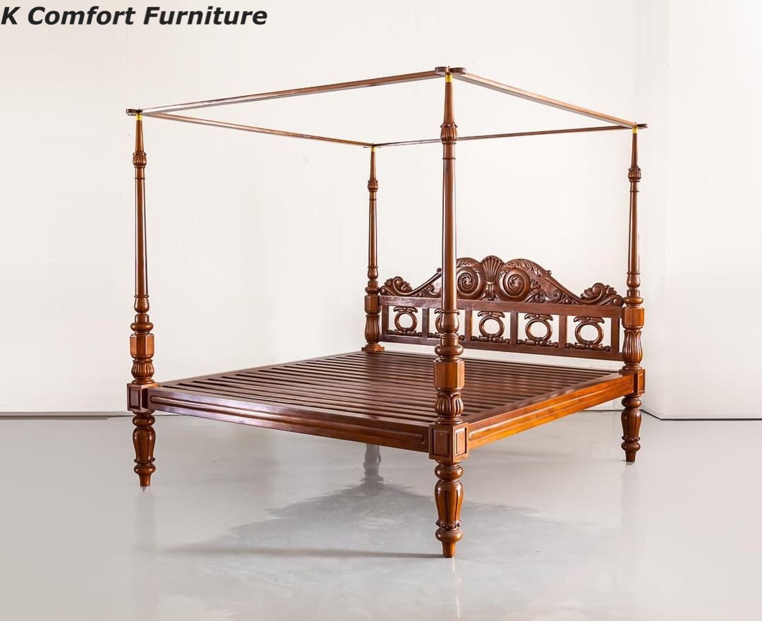 Hand Carved Solid Wood Bed / Carving Bed / Carving Furniture Etsy