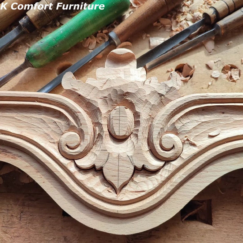 Hand Carved Solid Wood Bed / Carving Bed / Carving Furniture Etsy