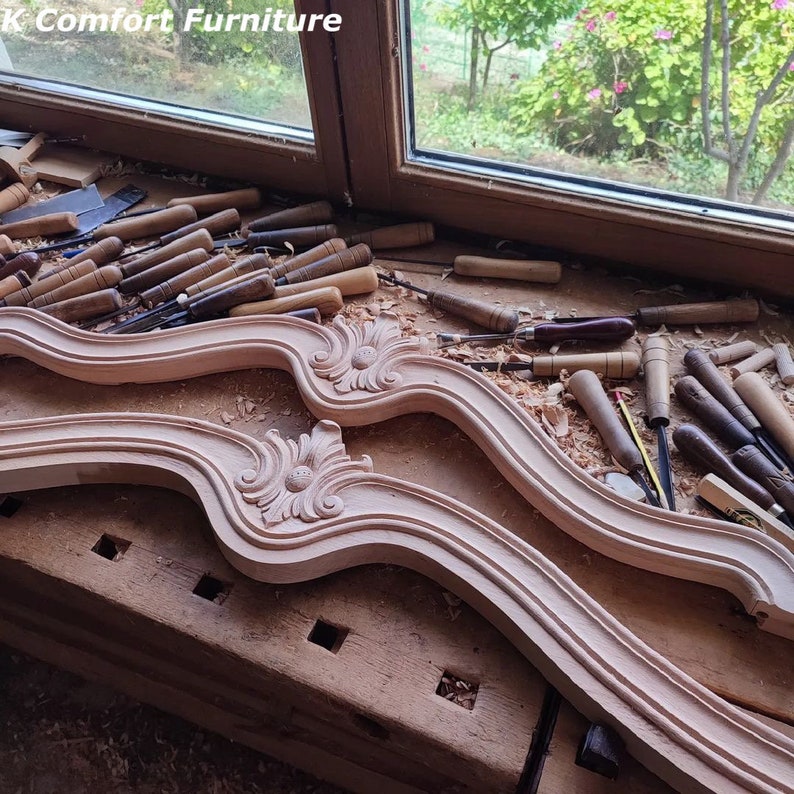 Hand Carved Solid Wood Bed / Carving Bed / Carving Furniture Etsy