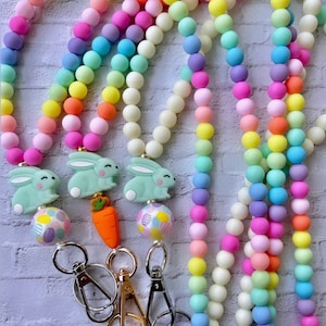 Spring Easter Bunny Lanyards