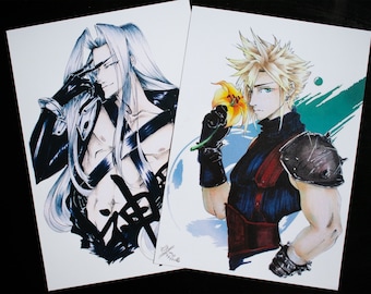 LOT Final Fantasy VII REMAKE Sephiroth/Cloud Strife A5